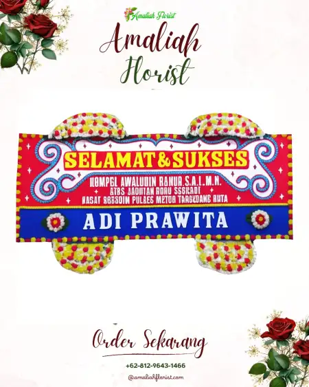 Papan Bunga Ucapan Selamat Pauh Duo